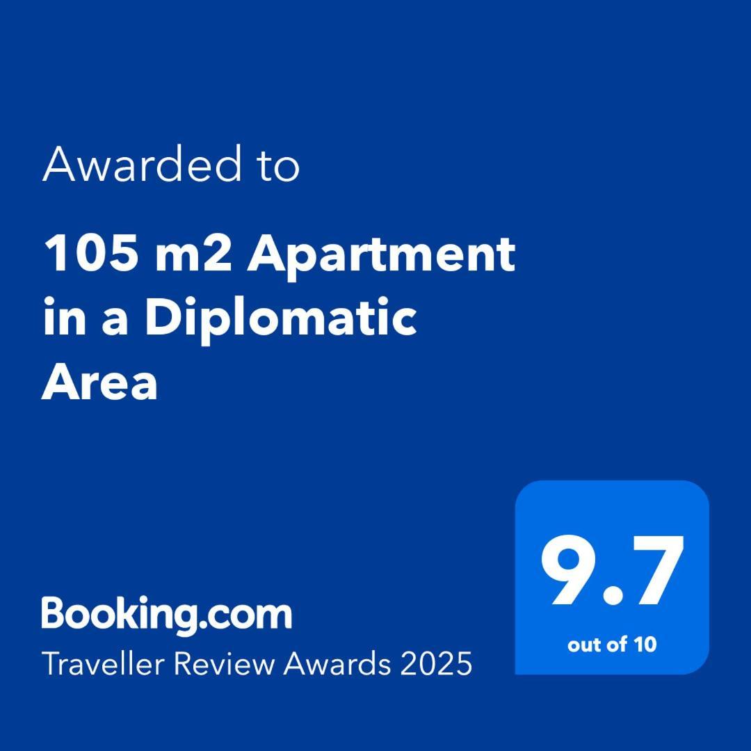 100 M2 Apartment In The Diplomatic Area Belgrade Luaran gambar